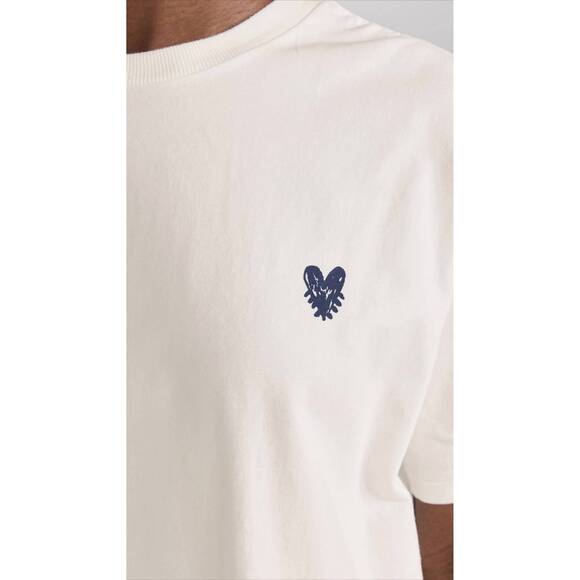 NEW KERRI ROSENTHAL veronica pop heart pajama set in oatmilk - Picture 5 of 5